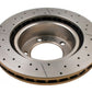 DBA 07+ Toyota Landcruiser 200 Series Front Drilled & Slotted Street Series Rotor
