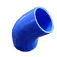 Turbo XS Silicone 45 Degree Elbow 76mm/3inch in Blue