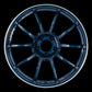 Advan RZII 15x8.0 +35 4-100 Racing Indigo Blue and Ring Wheel