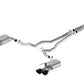 Ford Racing 2024 Mustang 5.0L Extreme Non-Active Cat-Back Exhaust w/Valance - Black Tip