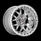 Weld S77 15x10 / 6x139.7mm BP / 6.5in. BS Polished Wheel (Medium Pad) - Black HD Beadlock MT
