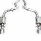 AWE 2024 Ford Mustang Dark Horse S650 RWD SwitchPath Catback Exhaust w/ Quad Chrome Silver Tips