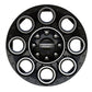 Ford Racing 23-24 Super Duty 20x8in Wheel Kit - Black w/Machined Face