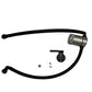 J&L 21-25 Chevy Express/ GMC Savana 6.6L Oil Separator 3.0 Driver Side - Clear Anodized