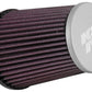 K&N Universal Rubber Filter 3in Flg 4-1/2inch OD B / 2-1/4inch H - Silver Top