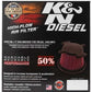 K&N 08-10 Ford F250 Super Duty 6.4L Drop In Air Filter
