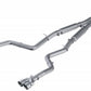MBRP 15-16 Dodge Challenger RT 5.7L Aluminized Steel 3in Dual Rear Cat-back Quad Tips - Street