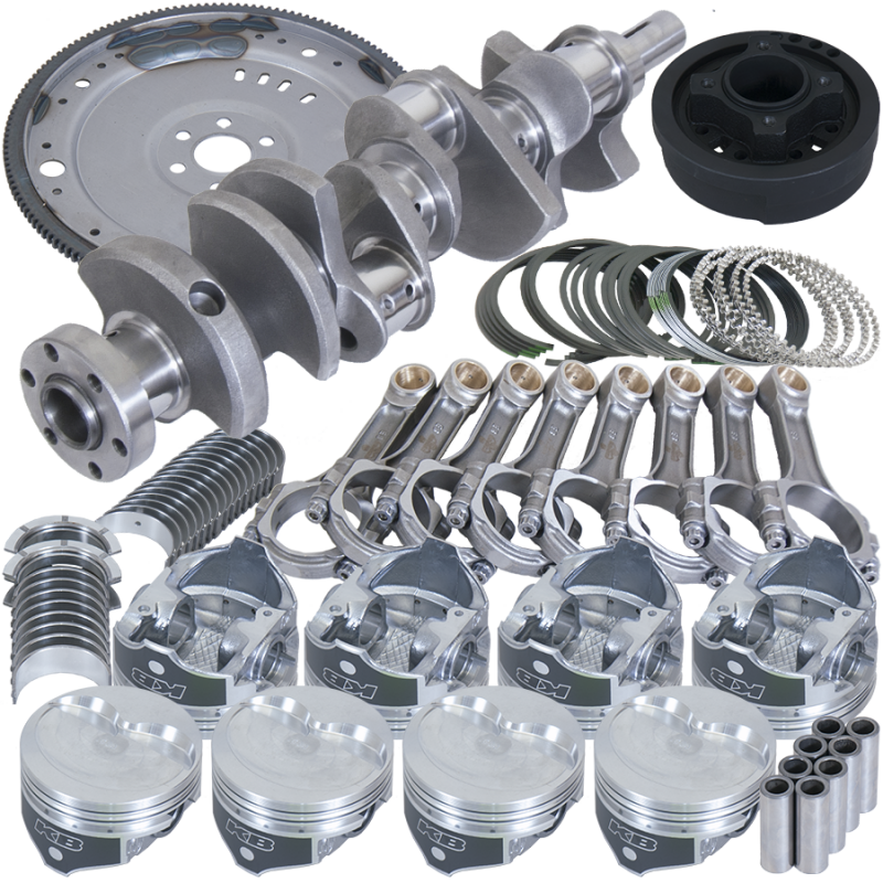 Eagle Ford 302 3.400in Crank 5.400in I-Beam Rod -16cc 4.030in Pistons 164 Tooth FW Balanced Assembly