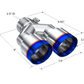 MBRP Burnt End Tip 2.5 ID, Dual 3.5 OD Out, 9.5 length, Single wall 304 Stainless Steel
