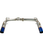 Remark 2022+ Subaru BRZ/Toyota GR86 BOSO Axle Back Exhaust w/Burnt Stainless Steel Tip