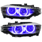 Oracle 12-13 BMW 3/328 LED Headlight Halo Kit - UV/Purple