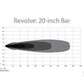 Rigid Industries Revolve 20in Bar w/White Trim Ring