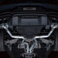 AWE 2024 Ford Mustang GT Fastback S650 RWD Track Edition Catback Exhaust w/ Quad Chrome Silver Tips