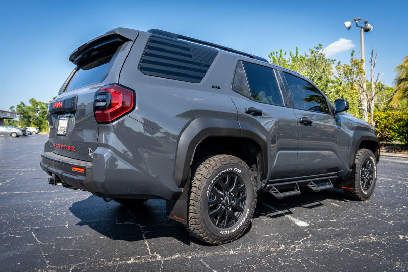 Rally Armor 2025+ Toyota 4Runner Black UR Mud Flap w/ Metallic Black Logo