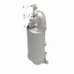 Magnaflow 16-21 Honda Civic 1.5L Direct Fit Converter