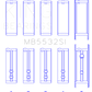 King Chevrolet 151/153 (Size STD) Main Bearing Set