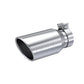 MBRP T304 Stainless Steel, 4.5inOD, 3.2i Inlet ID, 10in Length, Single Walled, Angled Cut Rolled End