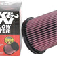 K&N Filter Universal Rubber Filter 4in Flg 6 17/32in OD 8 21/32in H