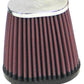K&N Universal Clamp-On Air Filter / 2-1/8in O/S