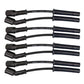 Moroso GM LS 5.7L/6.0L/6.2L/7.0L Ultra 350 8mm Multi-Angle Boot Ignition Spark Plug Wire Set - Black