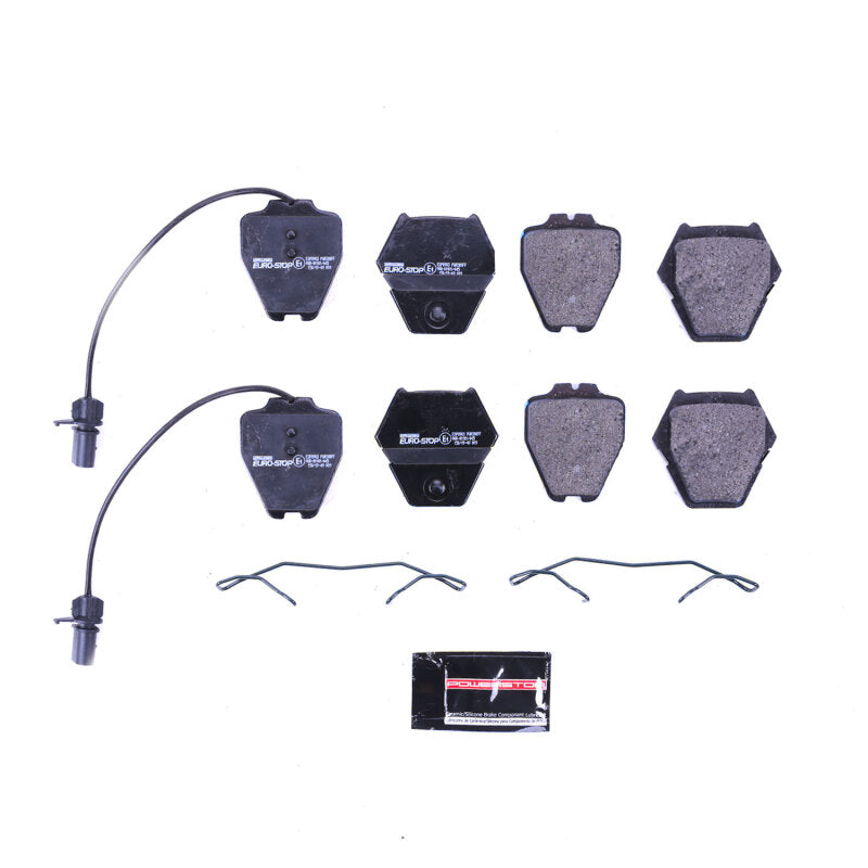 Power Stop 13-16 Audi allroad Euro-Stop ECE-R90 Rear Brake Pads