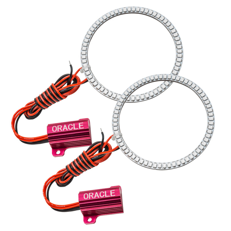 Oracle 10-12 Ford Mustang LED Fog Light Halo Kit - Shelby/Roush Fogs - Blue
