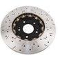DBA 00-05 Mitsubishi Evo 5/6/7/8 / 06-08 Evo 9 Black Front Drilled & Slotted 5000 Series