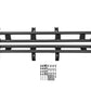 DV8 23-25 Chevy Colorado & GMC Canyon Rock Sliders - Micro Texture Black