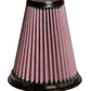 K&N Filter Universal Rubber Filter 2.5 inch Flange 5.25 inch Base 5.75 inch Height