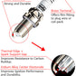 HKS 08 Lancer Evolution GSR/MR M-Series Spark Plugs (Heat Range 9) - Single