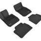 3D MAXpider 2012-2018 BMW 3 Series F30 Kagu 1st & 2nd Row Floormats - Black