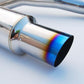 Invidia 08-09 WRX Sedan 76mm (101mm tip) RACING Titanium Tip Cat-back Exhaust