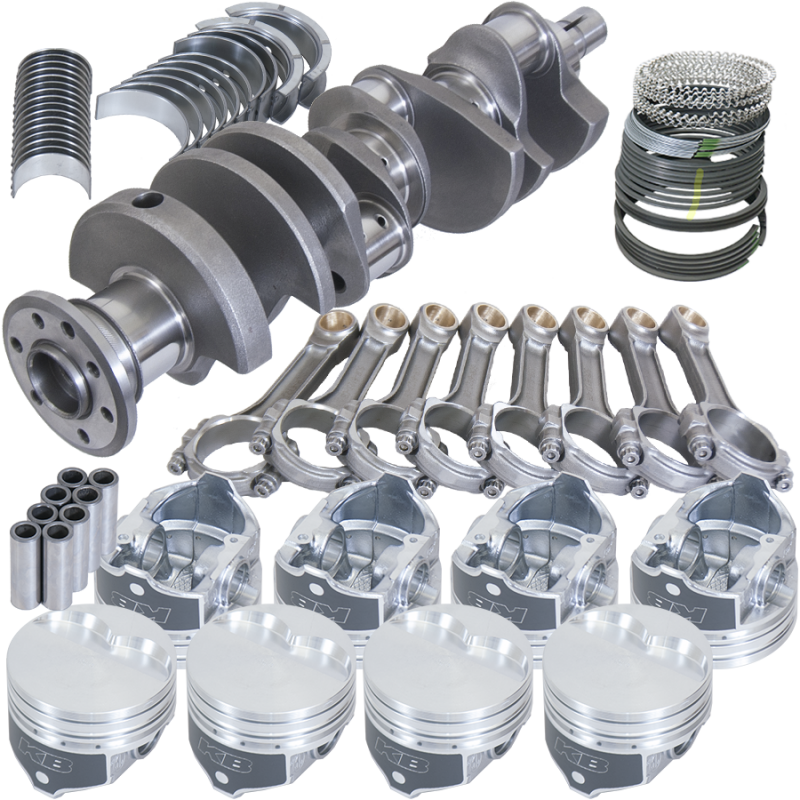 Eagle Chrysler 360 3.580in Crank 6.123in I-Beam Rods -5cc Flat Top 4.000in Pistons Rotating Assembly