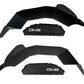 DV8 Offroad 20-24 Jeep Gladiator JT Rear Inner Fender Liners - Satin Black