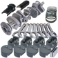 Eagle Chevy 327 3.250in Crank 6.125in H-Beam -5cc Flat Top 4.040in Pistons Rotating Assembly
