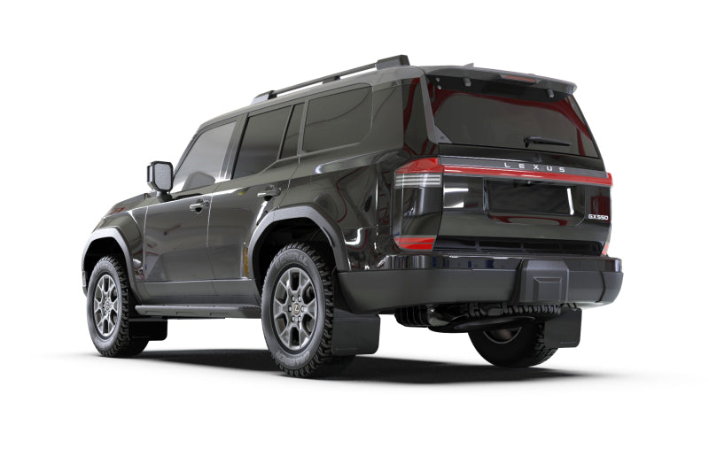 Rally Armor 24-25 Lexus GX 550 Luxury Premium Black Mud Flap - Metallic Black Logo