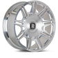 Vossen x Novitec SP2 24x10 ET:5 Brushed - Gloss Clear Rolls-Royce Cullinan / Phantom Rear Wheel