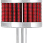 K&N Steel Base Chrome Top Crankcase Vent Filter 1/2in. Vent / 2in. OD / 1-1/2in. Height