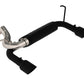 MBRP 07-14 Jeep Wrangler/Rubicon 3.6L/3.8L V6 Axle-Back Dual Rear Exit Black Performance Exhuast Sys