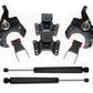 MaxTrac 73-87 Chevrolet C10 2WD 2.5in/4in Lowering Spindle Kit (1in Rotor)