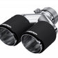 MBRP 3in ID / Dual 4in OD Out Staggered L 9.87in / R 9.37in Dual Wall Carbon Fiber Univ Exhaust Tip