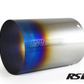 GReddy Burnt Titanium Tip 115mm Diameter 170mm Length (for Revolution RS / RS-TI / RS-Race)