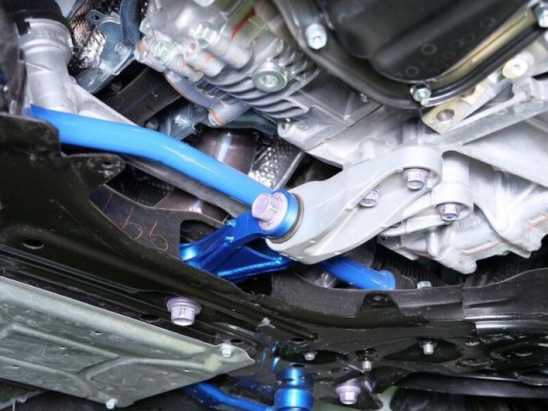 Cusco Billet Aluminum Engine Pitching Stop w/HD Rubber, 2021+ Toyota GR Yaris Billet Blue