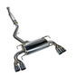 Remark 11-14 Subaru WRX/STI GR Hatch Sports Touring Cat-Back Exhaust - Stainless Quad Tips