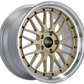 BBS LM 19x9.5 5x120 ET35 Gold Center Diamond Cut Lip Wheel -82mm PFS/Clip Required