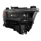 AlphaRex 25-26 Dodge Ram 1500 Luxx LED Proj Headlights -Alpha Black w/Activ Lit/Seq Signal/Switchbk