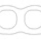 Cometic Chevy Gen1 Small Block V8 .064in AM Exhaust Gskt Set-1.500in x 1.470in Ports-18 Degree Head