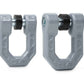 DV8 Offroad Elite Series D-Ring Shackles - Pair (Gray)