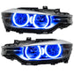 Oracle 12-13 BMW 3/328 LED Headlight Halo Kit - Blue