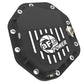 aFe 19-25 GM Trucks Front Diff Cover - Black w/ Machined Fins